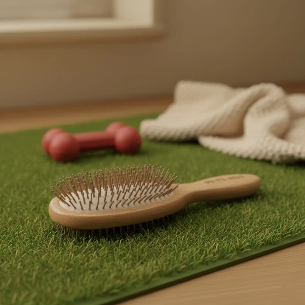 Detangling hair brush for knot-free hair