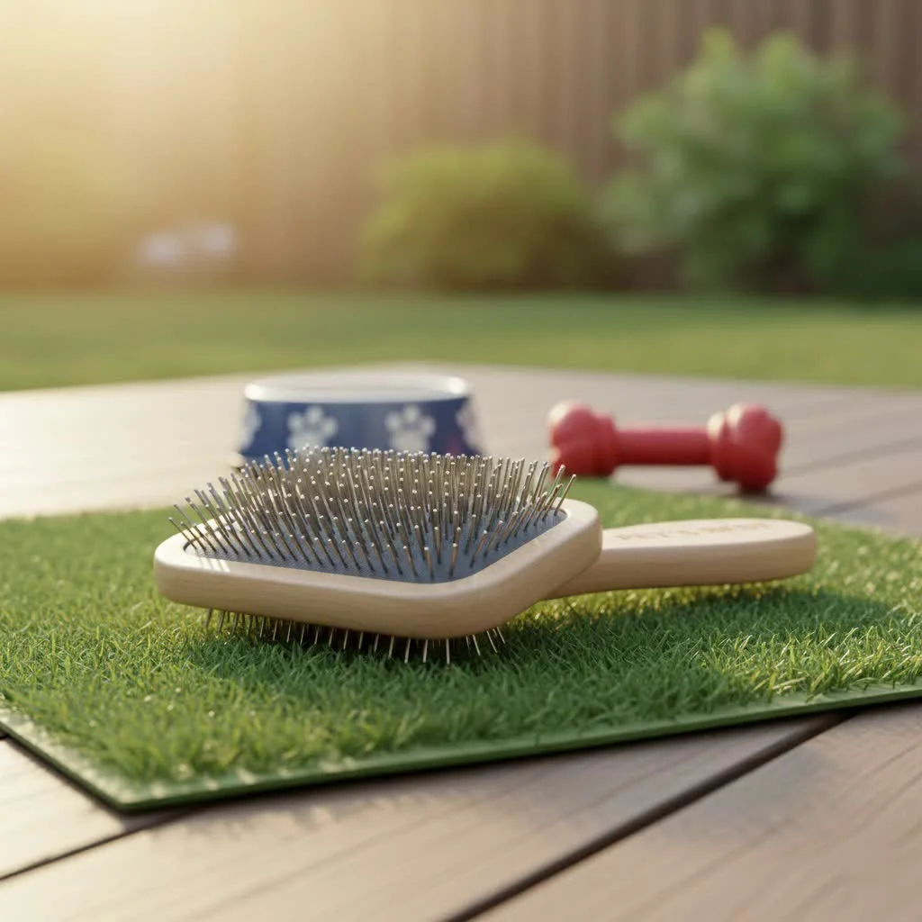 Hair brush guide for fine hair